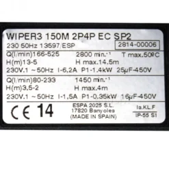 Pompe Bi-vitesse WIPER3 150M 2P4P - 1.5HP 5 Pompe Bi-vitesse WIPER3 150M 2P4P - 1.5HP -Gecko Soldes pompe bi vitesse wiper3 150m 2p4p 15hp 2