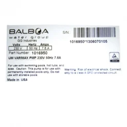 Pompe De Massage à Vitesse Variable - Varimax -Gecko Soldes pompe de massage a vitesse variable varimax 4