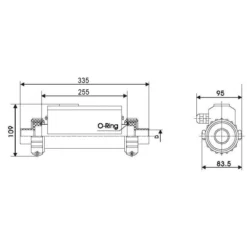 Réchauffeur LX Whirlpool 2kW 230V -Gecko Soldes rechauffeur lx whirlpool 2kw 230v 1